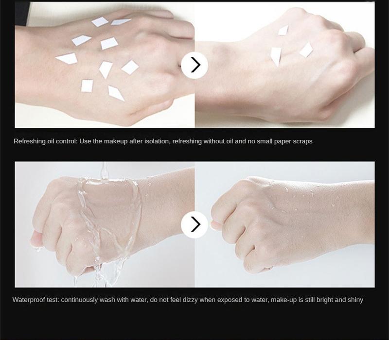 Product Introduction of （Free Gift&NEW）Face Makeup Primer Cream Brighten Contour Color Isolation Waterproof Makeup Foundation Natural Makeup Base Cream 10g + Powder 26