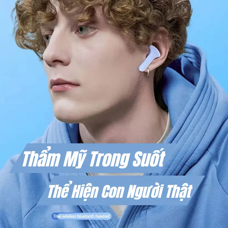 Tai nghe KY8 ULTRA Thân Trong Suốt [Món quà miễn phí] Bao tay chơi game, 6 Màu, Âm thanh nổi không dây thực sự với màn hình kỹ thuật số, Micrô tích hợp | BigBuy360 - bigbuy360.vn