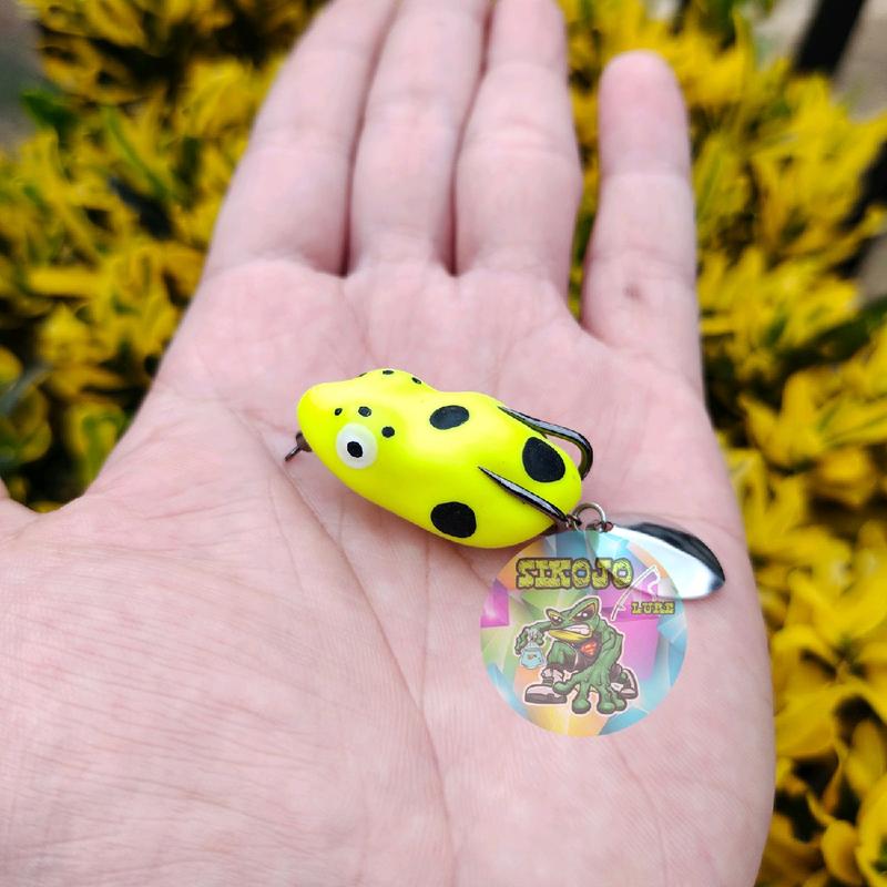 Lure Soft Frog Mini umpan pancing Ukuran 3cm Berat 5grm Untuk Mancing Casting Ikan Gabus 5