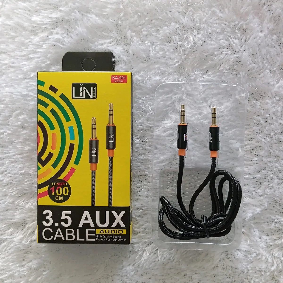 Kabel Audio Aux Lin Jack 100cm