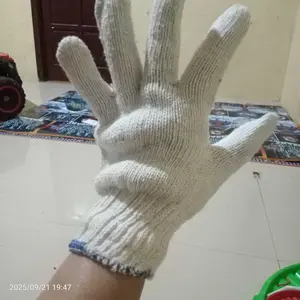 sarung tangan rajut putih tebal sarung tangan safety sarung tangan pekerja 1 pak 12 pasang