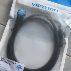 Vention Kabel Lan RJ45 Cat.6 Cat6 Gigabit UTP Round Black