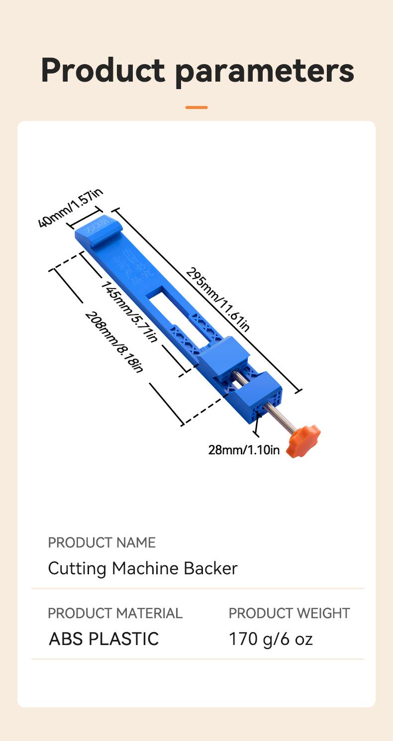 Product Introduction of IMBOT Adjustable Woodworking Saw Guide, Metal and Plastic Circular Saw Base Attachment with Jigs for Straight and Precise Cutting 4