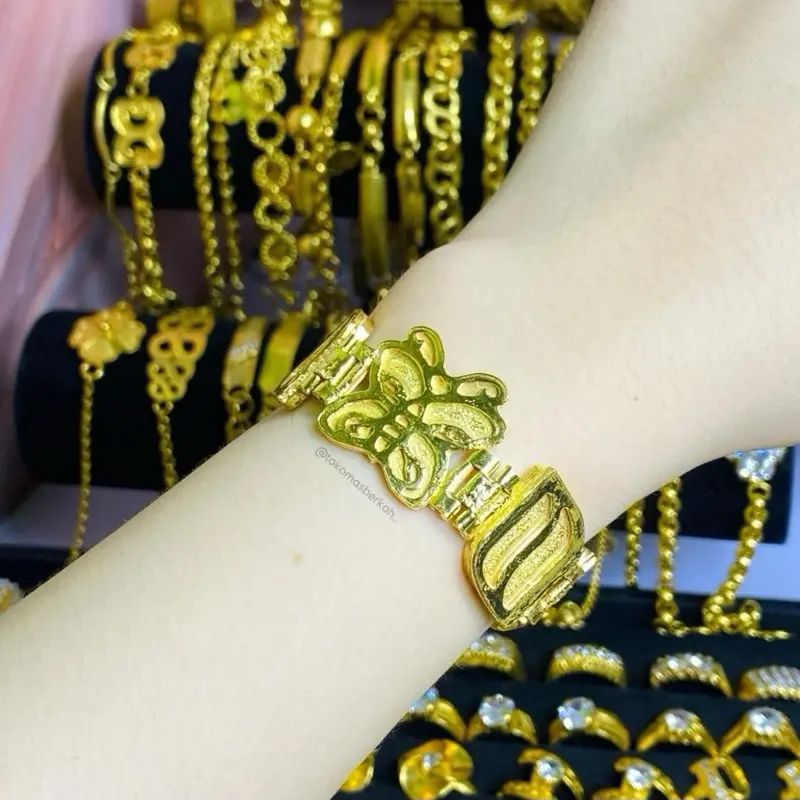 Gelang Rol3x Daun lapis emas 24k (250ml) 2