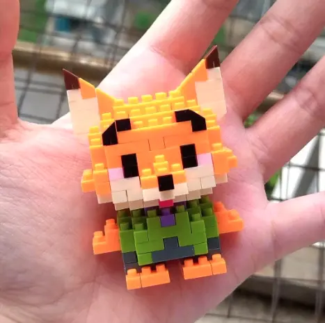 Nano Block Bricks Mini Model DIY Karakter Kartun Mainan Balok Susun Edukasi Anak 8