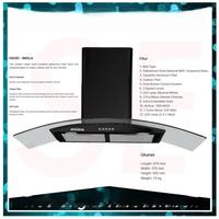 Jual MODENA CX9313S chimney cooker hood 90cm Imola LED lamp CX 9313 S ...