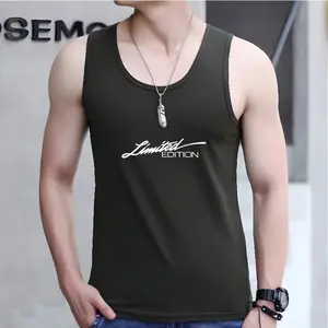 Kaos Singlet Pria Baju Singlet Cowok Tanktop Pria Dewasa Atasan Pria Hitam