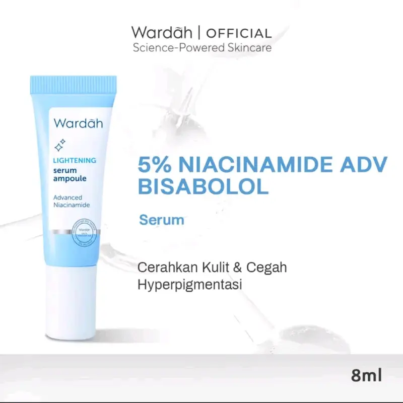 Wardah Lightening Serum Ampoule / Serum Wajah Kontrol Minyak Kulit Kering Semua Jenis Kulit Mencerahkan Perawatan 5