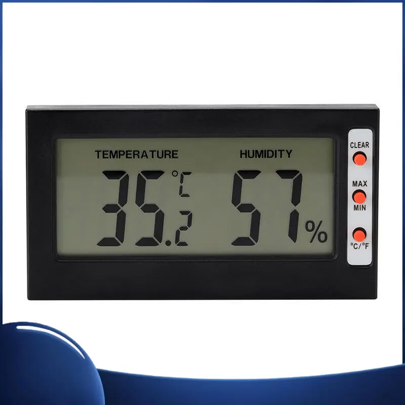 Mini Lcd Digital Thermometer Hygrometer Fridge Freezer Tester Temperature Tester Sensor Humidity Meter Detector