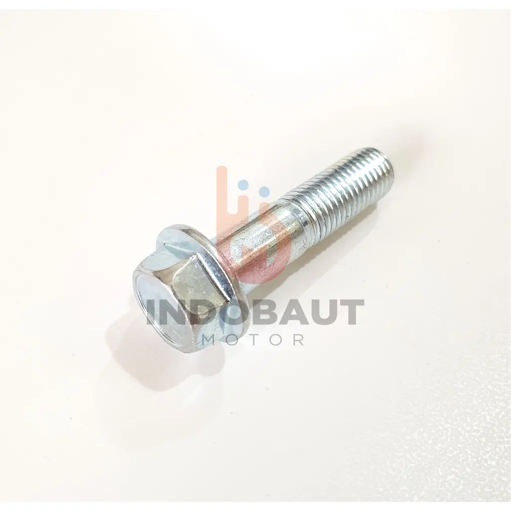 Baut Flange Bolt 8x35 Kunci 12 Putih