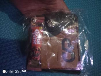 Product Review of Dompet Pendek Pria Wanita Kulit Sintetis Premium Classic Project Variasi Kulit PU Polos Setrip Cowok from H**8 0