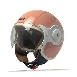 Octagon Helm Hijab Kekinian Bahan ABS Visor Kaca Clear Standar SNI Gaya Modern untuk Motorcyle Extra Packing