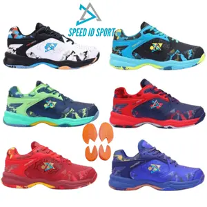 Sepatu Baminton pria Arma Force Original Free Kaos Kaki Sepatu Badminton Sneakers Pria Olahraga Fashion Volly Tennis Bulu Tangkis Casual Import Outdoor Karet Anti Licin POWER CUSHION arma force