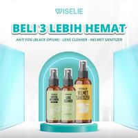 Gambar Wiselie - Beli 3 Lebih Hemat Anti Fog Blackopium 30ml /Lens Cleaner 30ml /Helm Sanitizer 60ml dari Wiselie Indonesia Kota Tangerang 1 Tokopedia