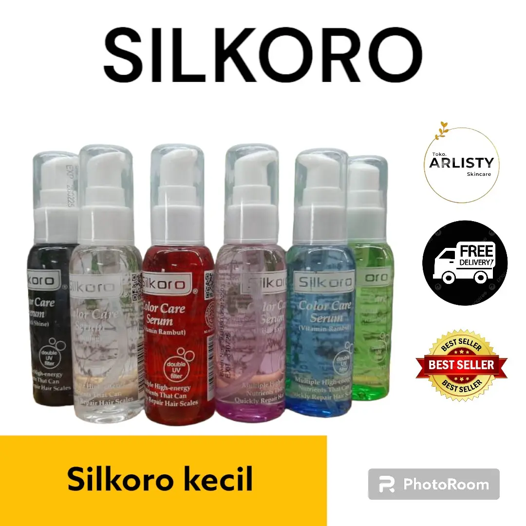 SILKORO 80ml Serum Vitamin Rambut. Ready 6 Varian