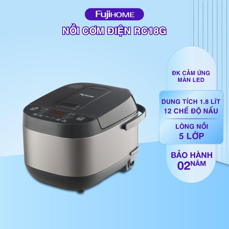 Nồi Cơm Điện Tử Đa Năng 1.8L, 12 Chế Độ Nấu, Lòng Nồi Chống Dính