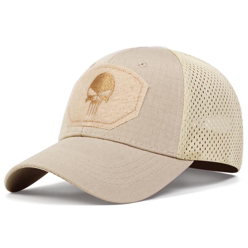 Product Introduction of 2024 Dragon Year New Popular Military Fans Outdoor Camouflage Baseball Mesh Cap Special Forces Tactics Camouflage Hat Skull Sun-Proof Velcro Peaked Cap Sports Outdoor Hat 7