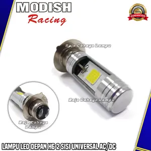 Lampu LED Depan H6 2 Sisi Putih AC DC H6 LED Utama Motor Bebek Matic Universal