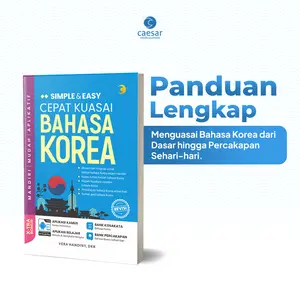Buku Simple & Easy Cepat Kuasai Bahasa Korea - Belajar Bahasa Korea Otodidak Mulai dari Nol