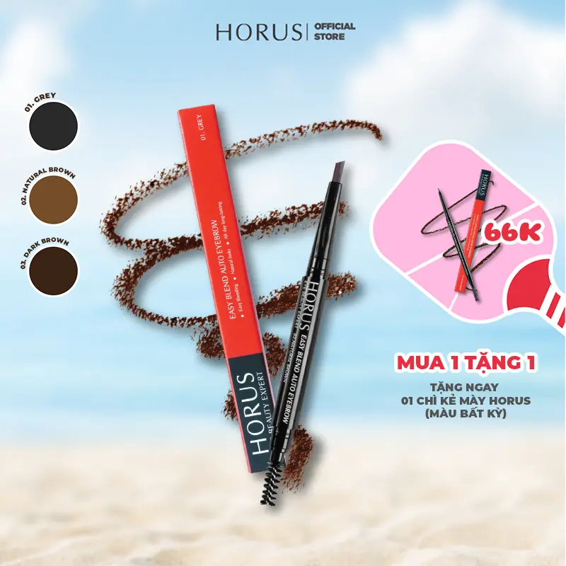 (Quà tặng 1 chì kẻ mày) Chì kẻ mày Horus Eye Beauty Expert Easy Blend Auto Eyebrow