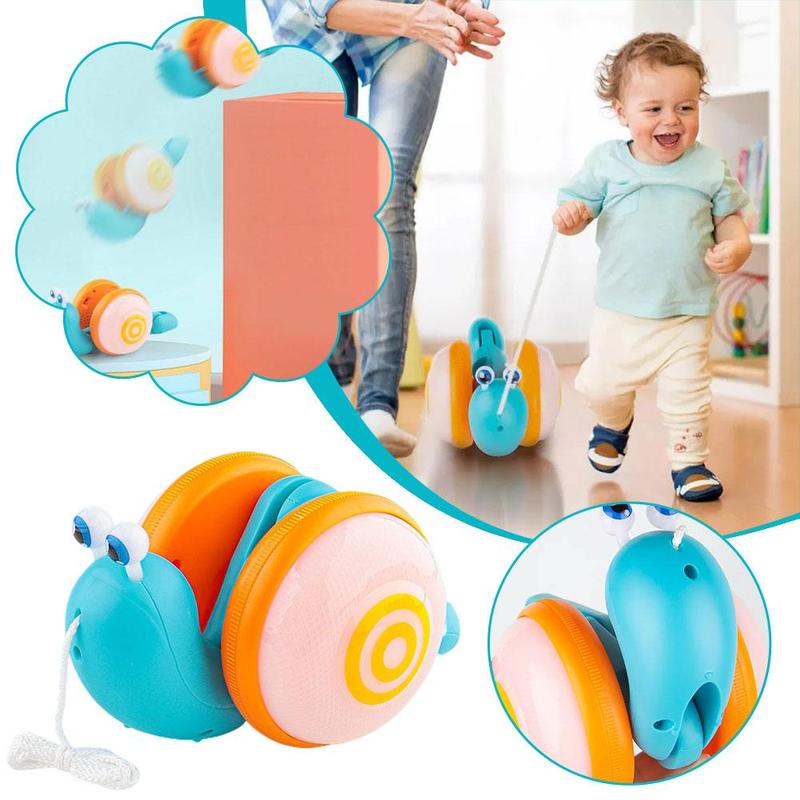 Đồ Chơi Ốc Sên Có Dây Kéo, Dây Kéo Ốc Sên, Có Thể Bò, Âm Nhạc, Xếp Hình 2