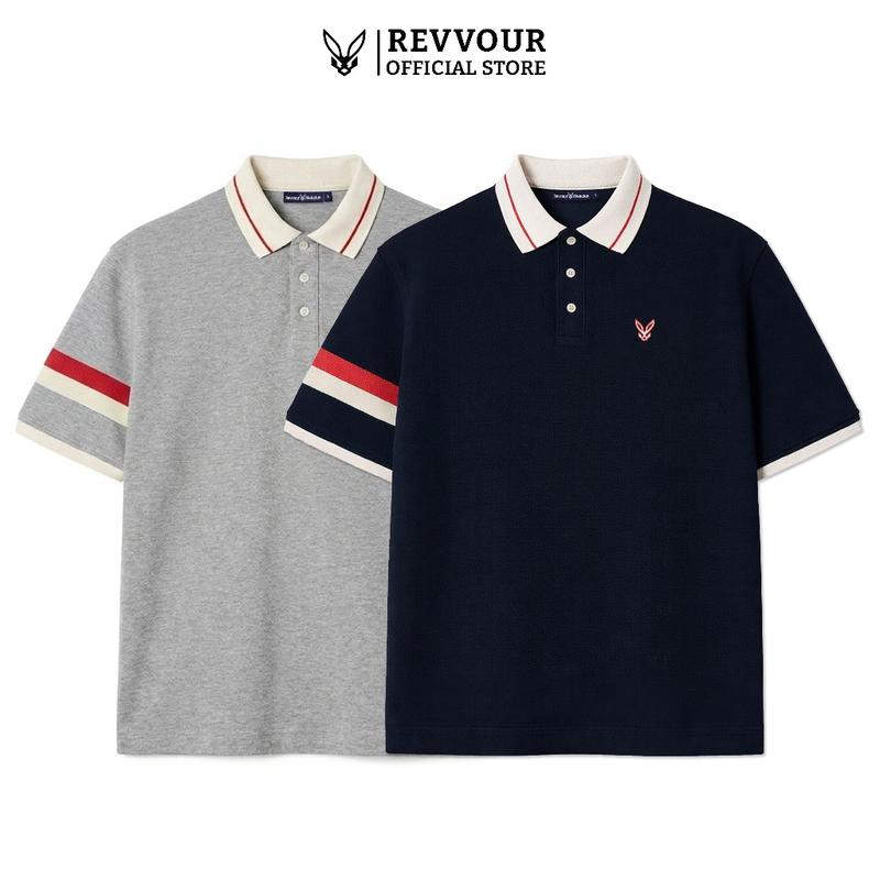 Áo polo nam Revvour Wild được làm từ vải cotton AeroPique (100% cotton), co giãn theo 4 hướng và có dáng vừa vặn tiêu chuẩn.