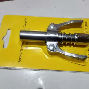 SOKIN Tools Kepala Pompa Grease Gun Grease Coupler Heavy Duty Kunci Ganda Alat Aplikasi Minyak Gemuk Grease Gun Coupler High - Ukuran 9 x 1,5 cm