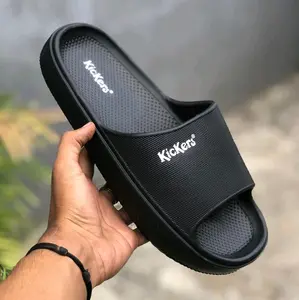 SANDAL SLOP PRIA KICKERS SANDAL SLIDE SLOP KARET TANPA SAMBUNGAN TERBARU NYAMAN DIPAKEK EMPUK Sendal Selop Shoes