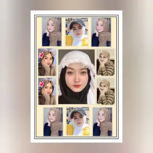 PROMO CETAK FOTO KAYU MDF UKURAN 20X30CM KOLASE 11 FOTO