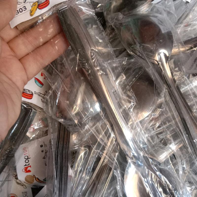 3 lusin (36biji) sendok makan stenlis/Sendok murah Stainless Kitchenware Steel 6