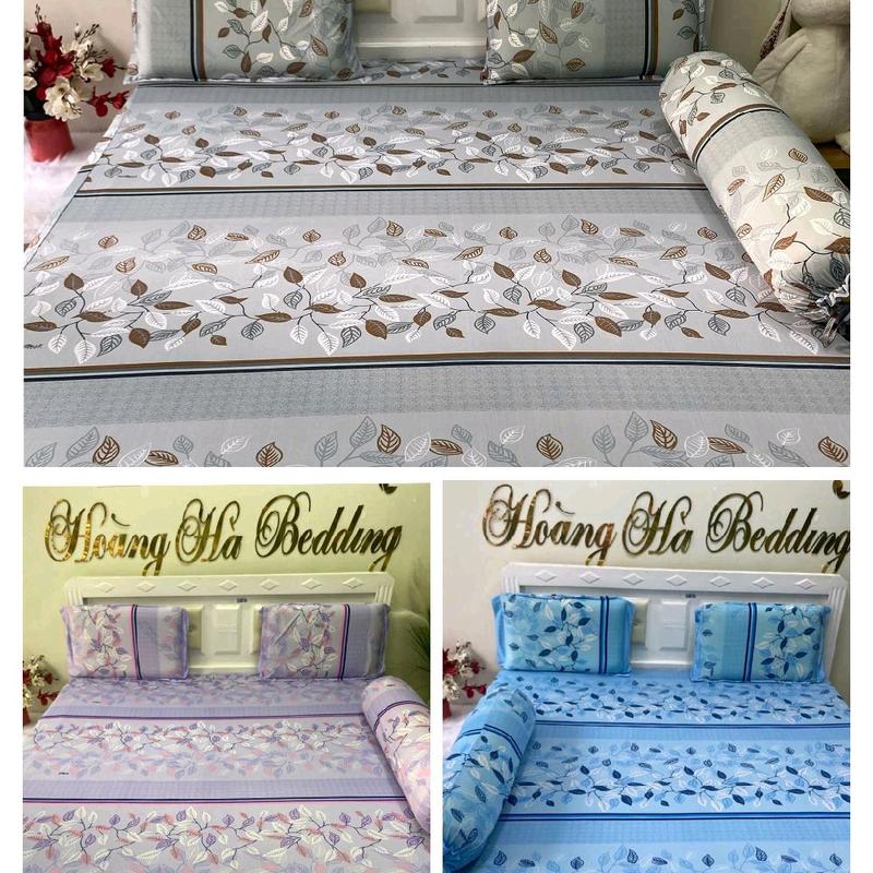 LÁ MỚI 3 MÀU, Ga thun lạnh hàn quốc có bộ 4 món có bán 1 tấm ga lẻ, áo gối lẻ và mền lẻ , chất thun co giãn, mát , không xù