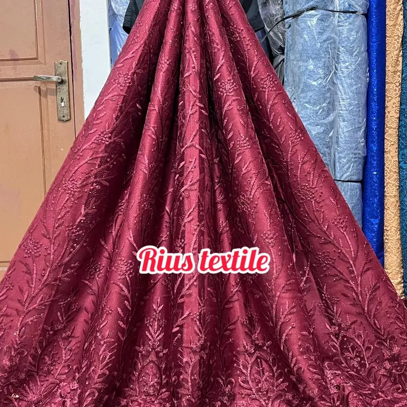 promo kain tile  pinggiran brokat tebal  / tile pinggiran/harga per 0,5 meter 6