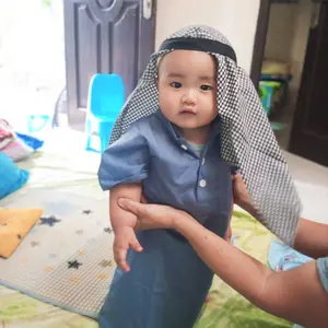 GAMIS KOKO BAYI SATU SET SORBAN 0-2 TAHUN GAMIS  BAYI TURKI Katun   koko   koko anak koko bayi newborn
