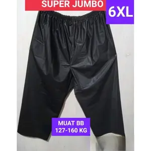 XXXXXXL Celana Jas Hujan Super Jumbo Pvc Karet Tebal