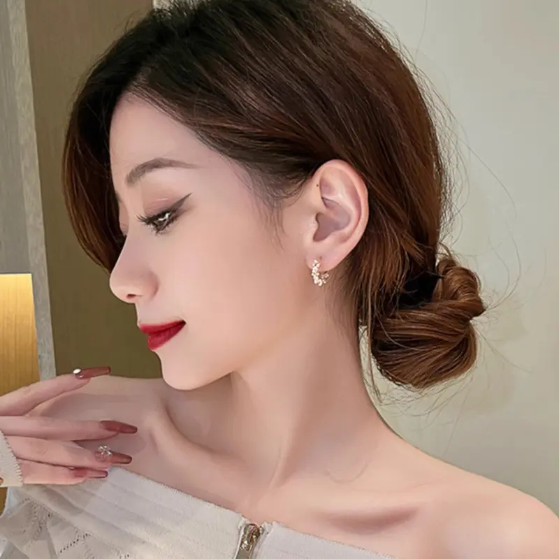 Hoa Tai Tròn, Phong Cách Nữ Đơn Giản Và Thời Trang, Hoa Tai Ngọc Trai Hình Tròn Thanh Lịch, Khóa Bông Tai Cho Nữ, Bộ Sưu Tập Mới 2024, Thiết Kế Độc Đáo Và Tinh Tế 4