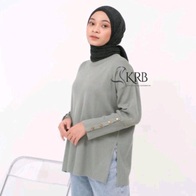 KRB | Outer Inara Kancing | Rajut | Knitwear | Oversize | Sweater Rajut Wanita | 6