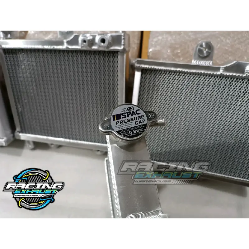 Radiator Alumunium Spac New Model ORIGINAL THAILAND Kotak Tebal Ada Pelindung Jaring Kisi kisi nya Kawasaki Ninja R RR SS Zx KR KRR New Old Victor ORI ASLI Thailand IMPORT Tebal 7