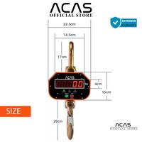Gambar ACAS OCS- PA Timbangan Gantung Remot Digital 10 TON Bahan Besi Timbang Barang Hewan Alat Free Charger LED Remote Kontrol Orange LCD Electronic Hanging Crane Scale 10ton - OCS-P dari ACASOFFICIALSTORE Kab. Tangerang 5 Tokopedia