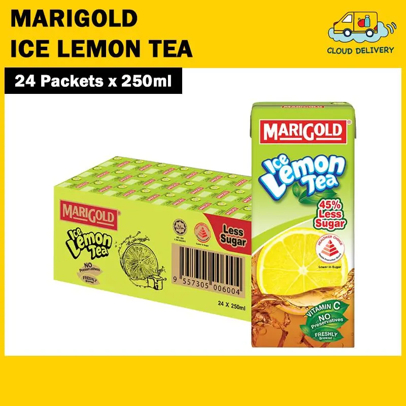 Marigold Asian Drink (24 x 250ml) - Ice Lemon Tea