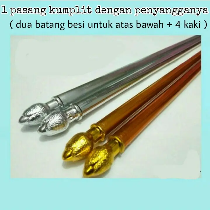 Stik / besi untuk gorden kupu kupu 0