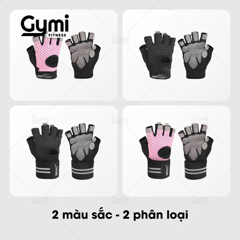 Găng Tay A-113 | Găng Tay Nam Nữ Tập Gym, Tập Thể Thao - Bao Tay  Chống Trơn Trượt 7