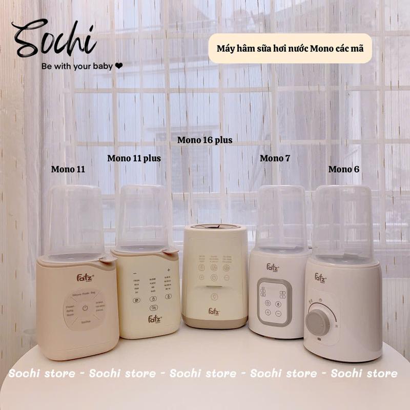 Máy hâm sữa và tiệt trùng hơi nước Fatzbaby Mono [bảo hành 12 tháng]