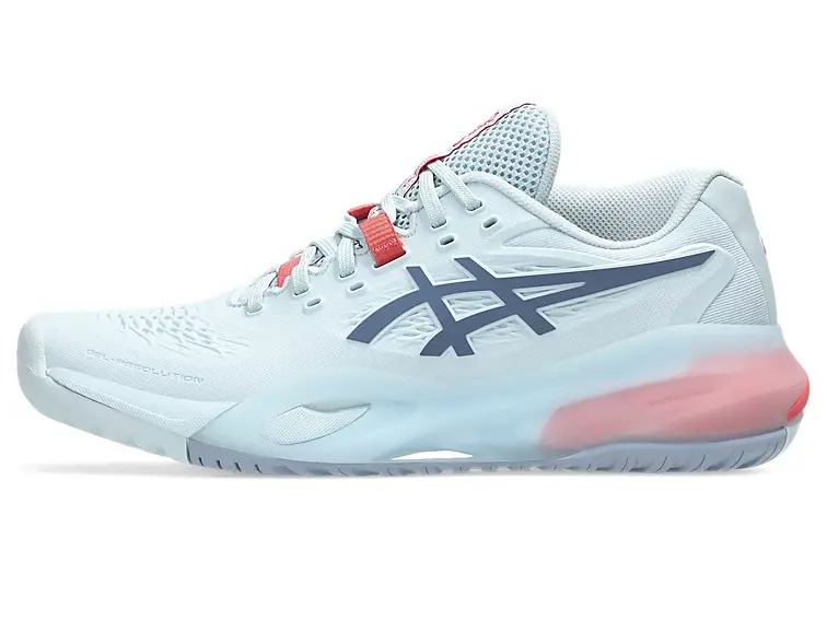 Sepatu Tennis Asics Gel Resolution X Women Sky Grey Blue