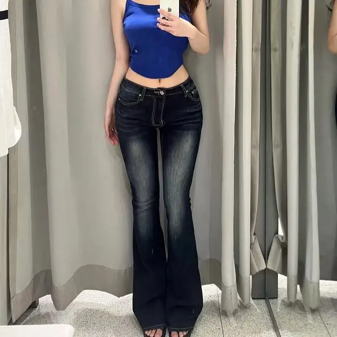Highwaist Cutbry Jeans Retro Wisker Spray_Celana Jeans Panjang Cutbry Premium Wanita Cutbry Jeans Retro Vintage 0
