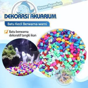 Macam Batuan Alam Kemasan Hemat 250 Gram Bahan ( Aquarium Terrarium Topping Pot Kaktus Tanaman Dll )