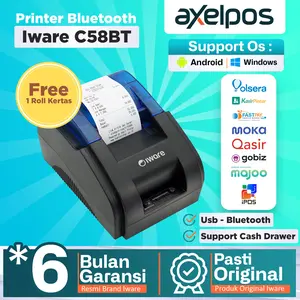 Printer Bluetooth Thermal kasir 58mm Iware C58BT