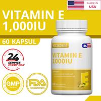 Gambar Vitamin E, Suplemen untuk Menjaga Kesehatan Kulit dan Antioksidan 60 Kapsul dari ACCUCHEK SHOP MALL1 Kab. Tangerang 1 Tokopedia