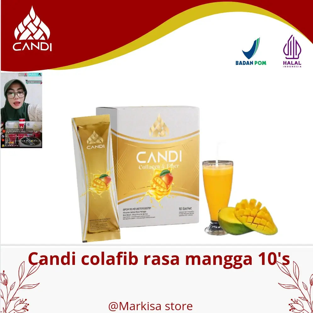 CANDI BEAUTY MINUMAN SUPLEMENT COLAGEN FIBER