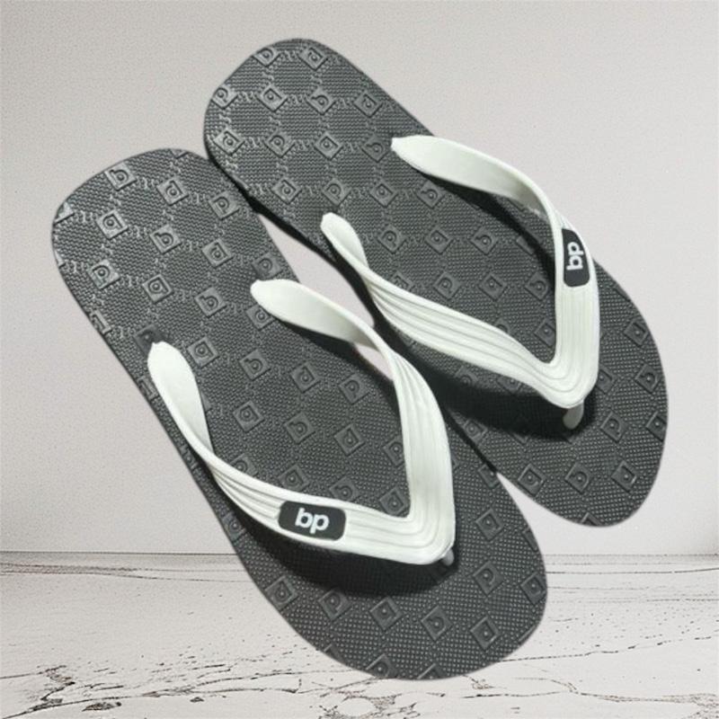 Dép Tông Nam bp in nổi Quai nhựa Đế Cao Su Cứng 0010 - Bề mặt mút xốp ép nhiệt