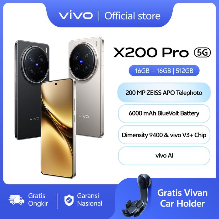 Promo vivo X200 Pro (16/512) - 200 MP ZEISS APO Telephoto Camera, 6000 ...
